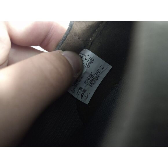 Clarks Shoes Mens 12 M Gray Canvas Forge Lace Up Casual Comfort Moccasin - Picture 8 of 9